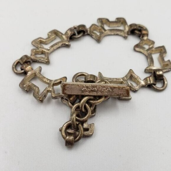 Agatha Paris Scottie Dog Child's Bracelet Silver Tone - Picture 6 of 9